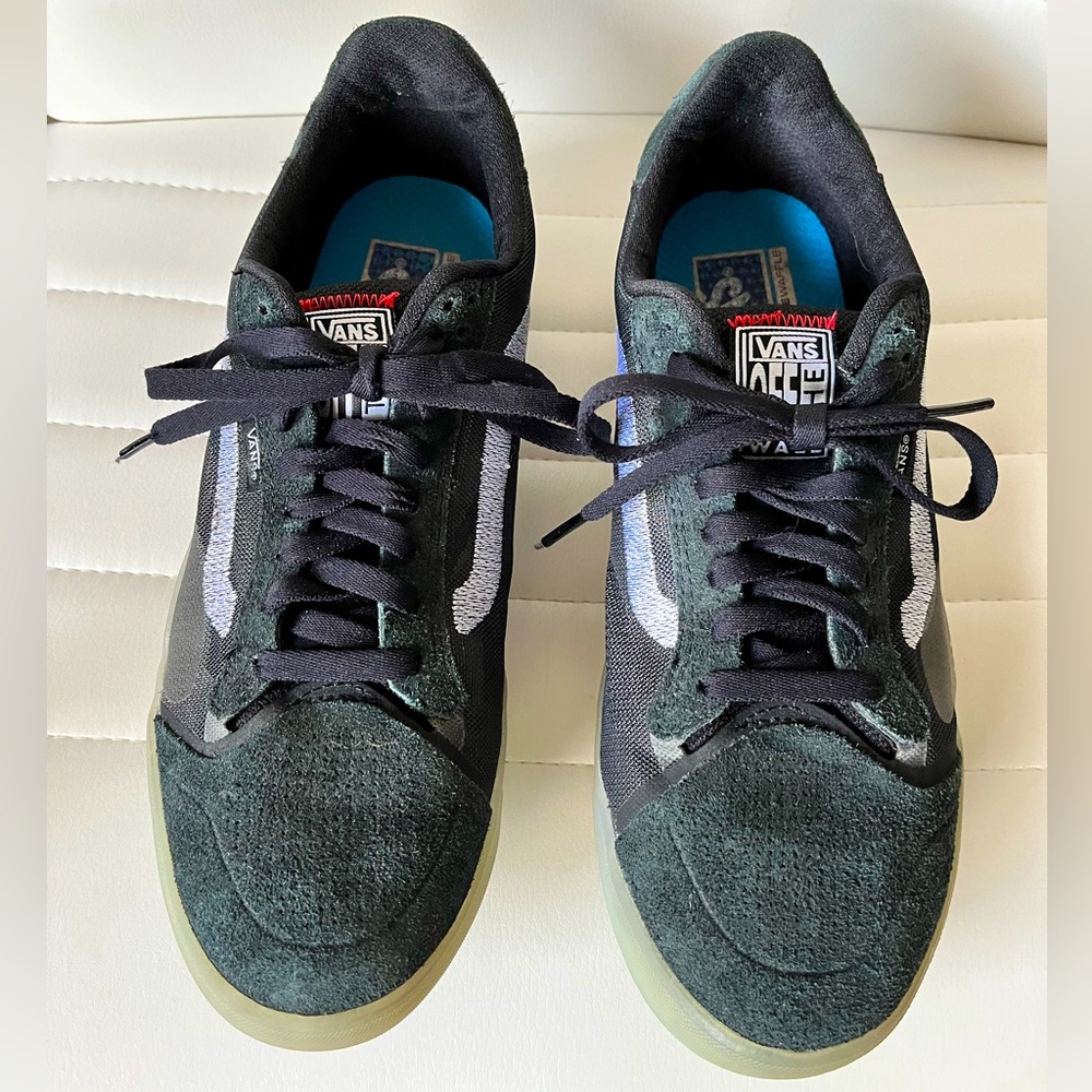 VANS Evdnt Ultimatewaf Ultimate Waffle Black / BLack / White Men's Sneakers 9.5